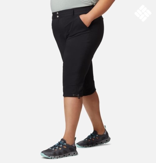 Columbia Saturday Trail II Knee Bukse Dame Svarte | Plus Size 78396W